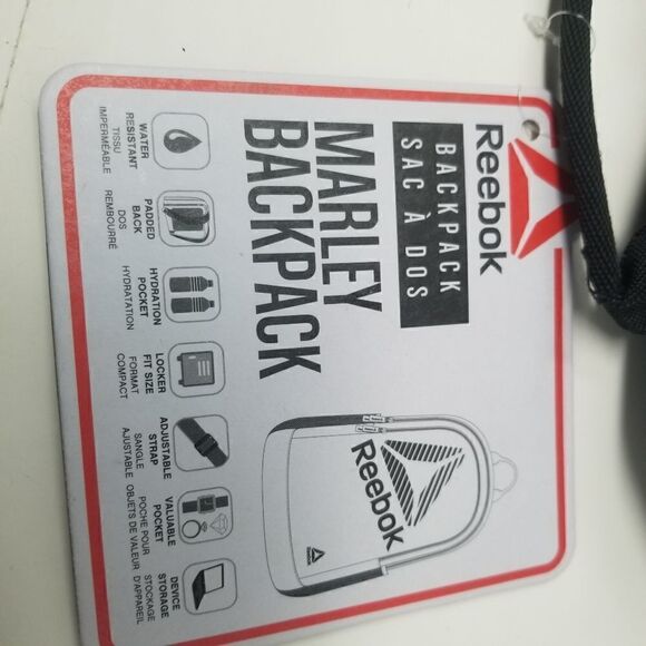 NWT. REEBOK BACKPACK. 16.5" X 11.5" X 5.5". - Picture 7 of 13